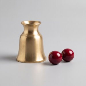 Brass Chop Cup and Balls